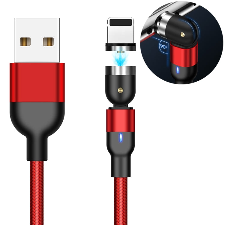 1m 2A Output USB to 8 Pin Nylon Braided Rotate Magnetic Charging Cable — view 17