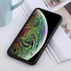 For iPhone X / XS Shockproof Solid Color Liquid Silicone Feel TPU Case, iPhone XS / S