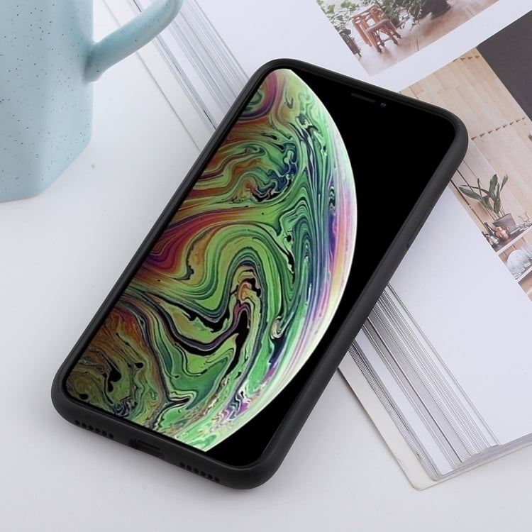 For iPhone X / XS Shockproof Solid Color Liquid Silicone Feel TPU Case, iPhone XS / S