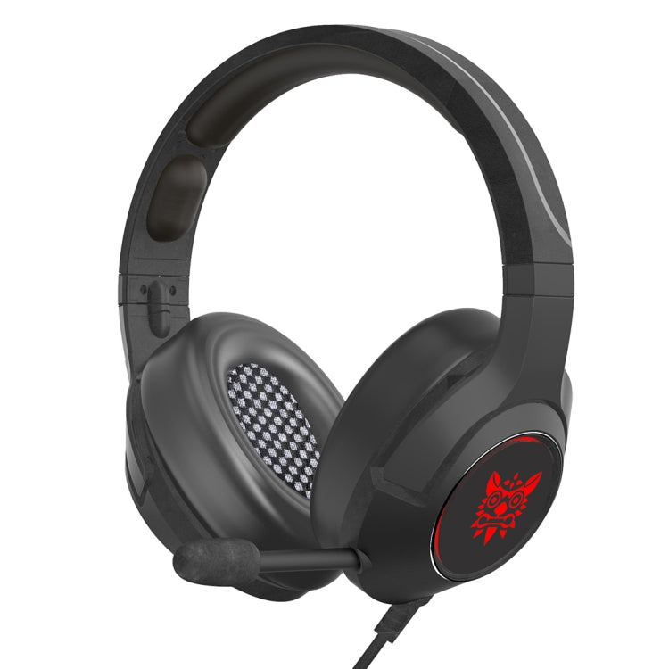 ONIKUMA K9 Single Plug RGB Adjustable Gaming Headphone with Microphone