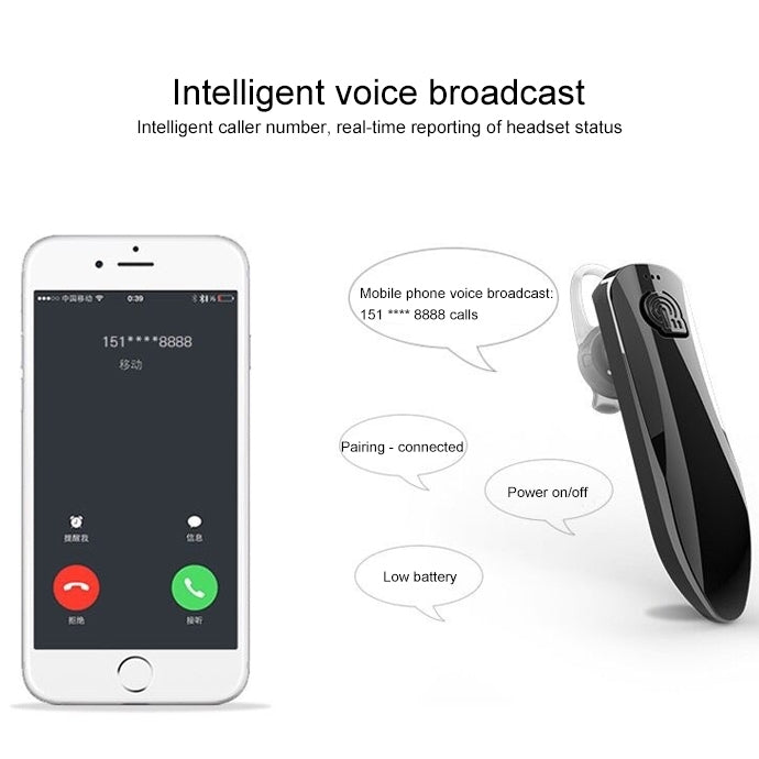 J10 Bluetooth 4.1 Universal Mini Wireless Sport Vehicle Stereo Music Bluetooth Headset — view 4