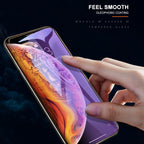 For iPhone 11 Pro / XS / X mocolo 0.33mm 9H 3D Round Edge Anti Blue-ray Tempered Glass Film