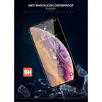 For iPhone XS / X mocolo 0.33mm 9H 3D Round Edge Tempered Glass Film