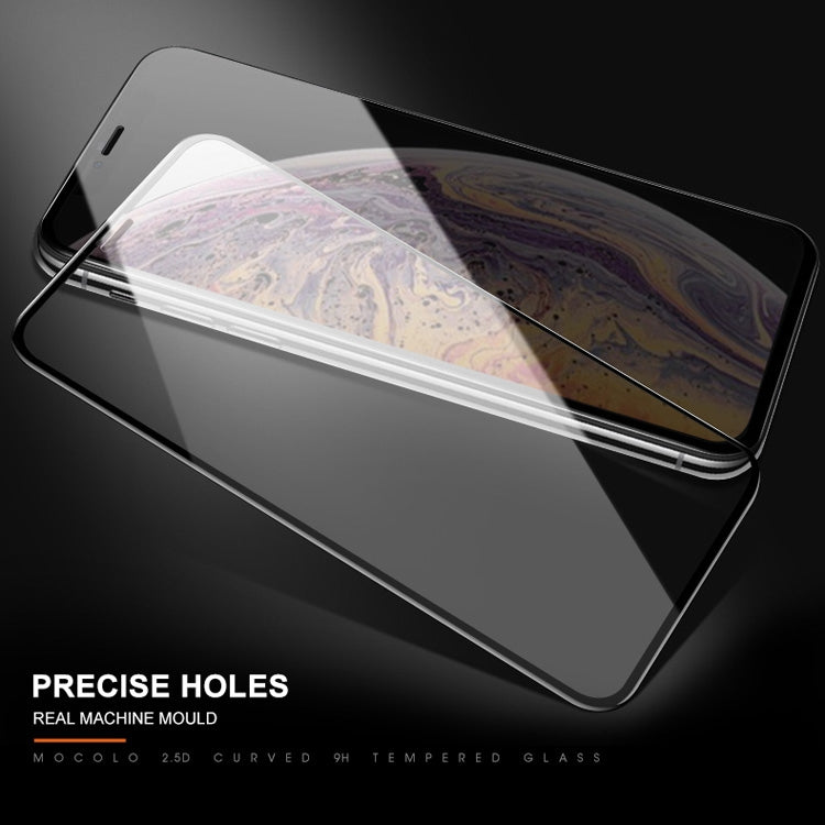 For iPhone XS / X mocolo 0.33mm 9H 2.5D Silk Print Tempered Glass Film — iPhone XS / X