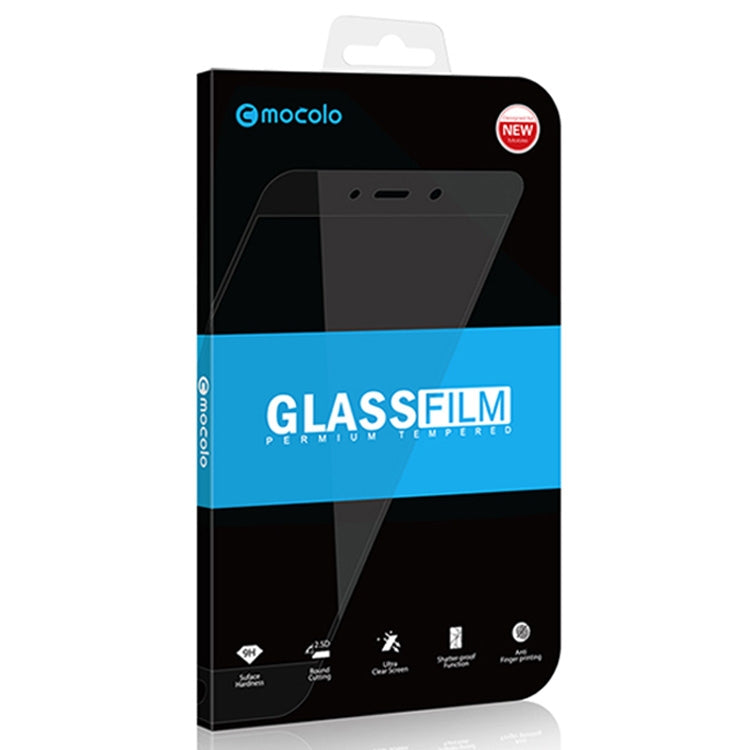 For iPhone XS / X mocolo 0.33mm 9H 2.5D Silk Print Tempered Glass Film — view 6