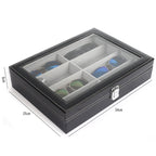 8 Grids Portable Sunglasses Protective Storage Box — view 6