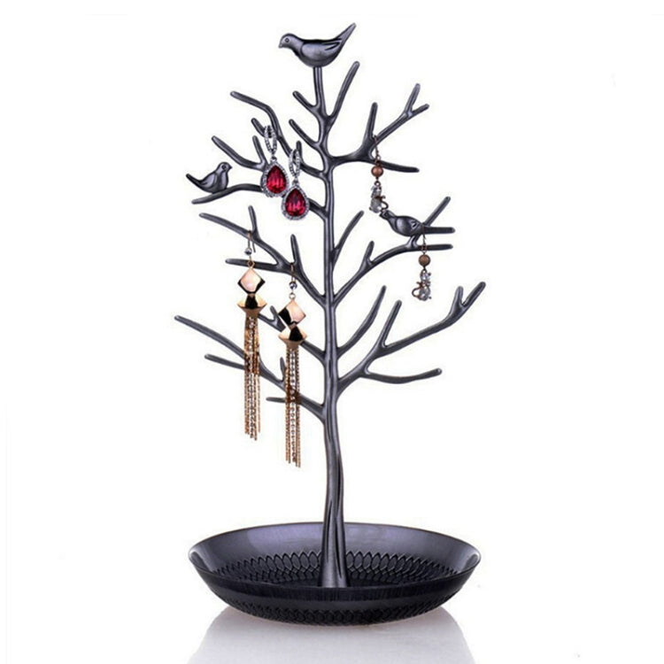 Birdie Tree Shape Ear Stud Earrings Bracelet Pendant Necklace Jewelry Display Storage Rack — view 9