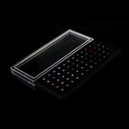 60 PCS Color Mixed Diamond Shape Stainless Steel Nose Stud Rings L Shaped Piercing Jewelry, Pin Length: 7mm, pin diameter: 0.6mm (Color)