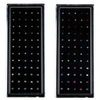 60 PCS Color Mixed Diamond Shape Stainless Steel Nose Stud Rings L Shaped Piercing Jewelry, Pin Length: 7mm, pin diameter: 0.6mm (Color)