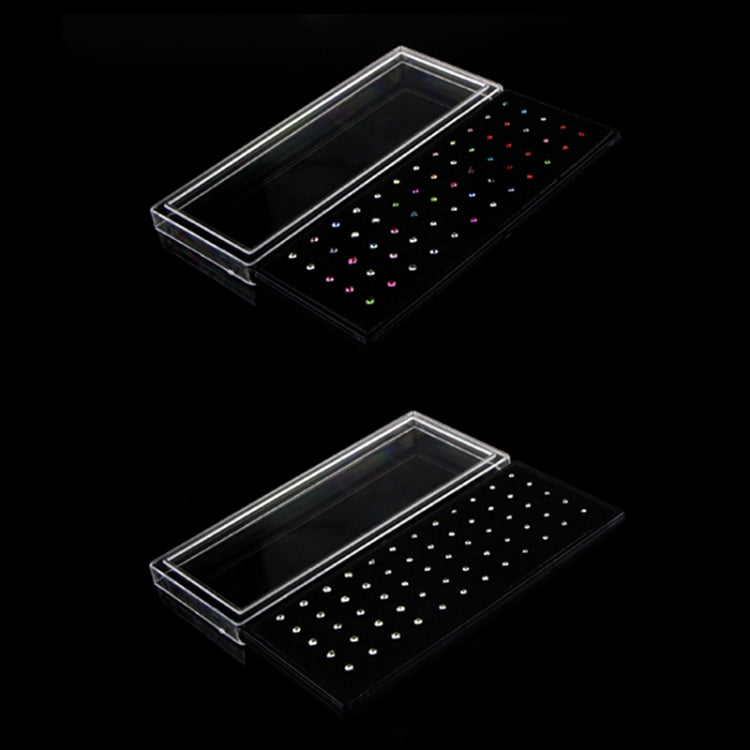 60 PCS Color Mixed Diamond Shape Stainless Steel Nose Stud Rings L Shaped Piercing Jewelry, Pin Length: 7mm, pin diameter: 0.6mm (Color)