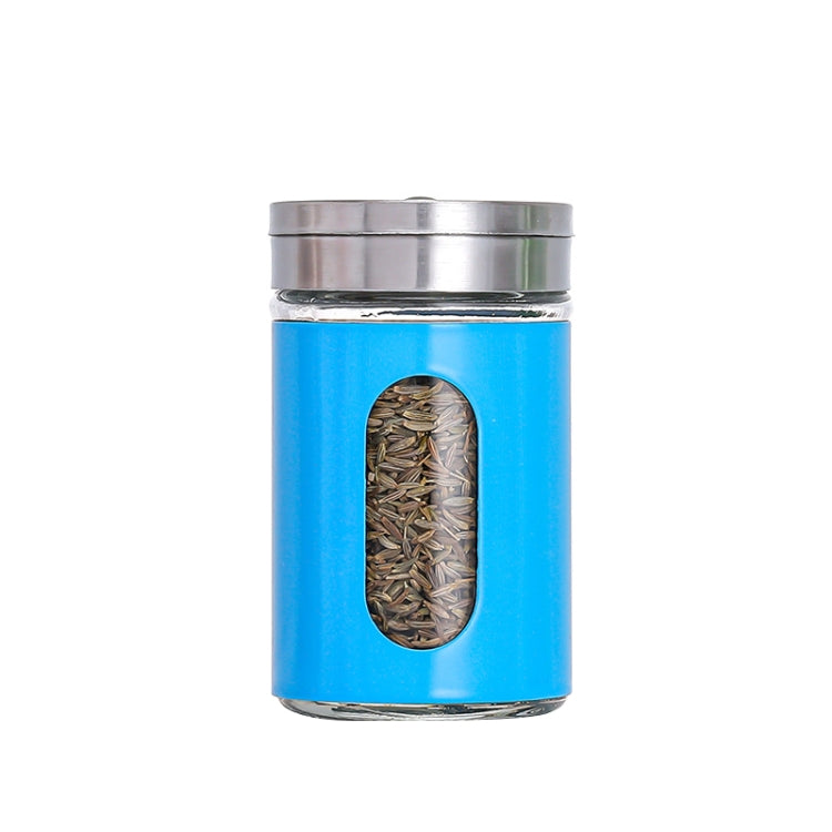 Lid Glass Seasoning Jar Kitchen Supplies — Green