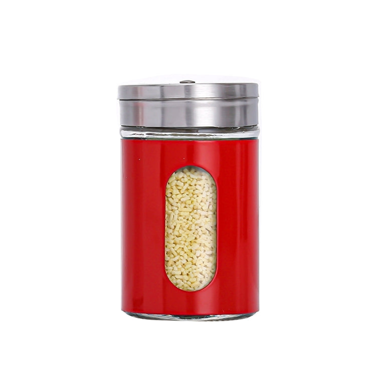 Lid Glass Seasoning Jar Kitchen Supplies — Blue