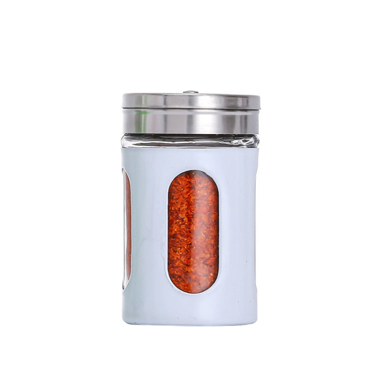 Lid Glass Seasoning Jar Kitchen Supplies — Red