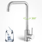 304 Stainless Steel Rotatable Faucet Sinks Cold And Hot Water Tap