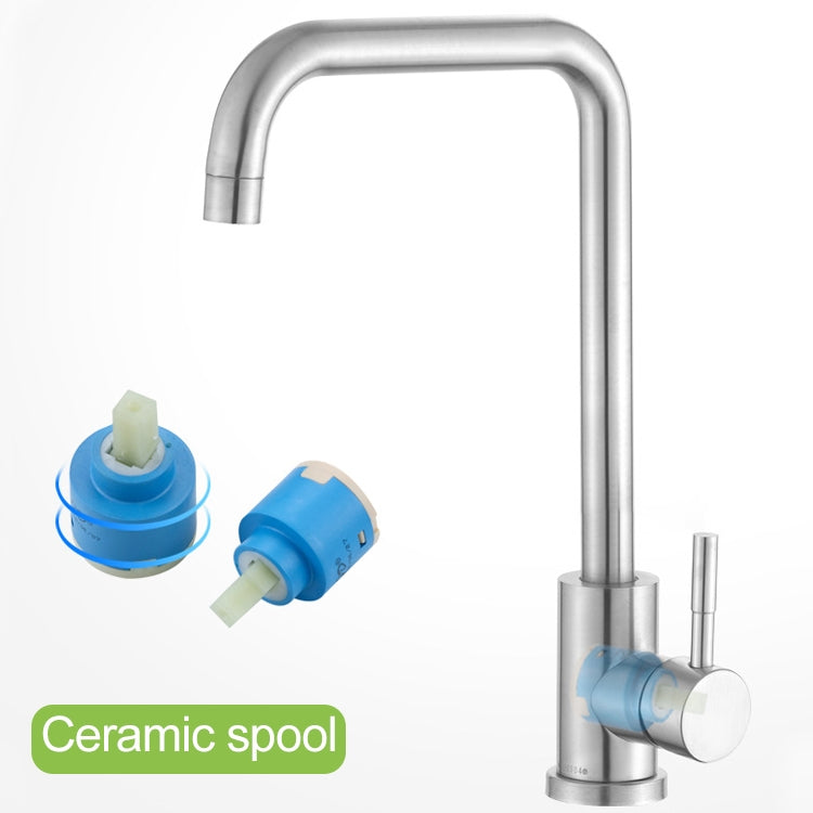 304 Stainless Steel Rotatable Faucet Sinks Cold And Hot Water Tap