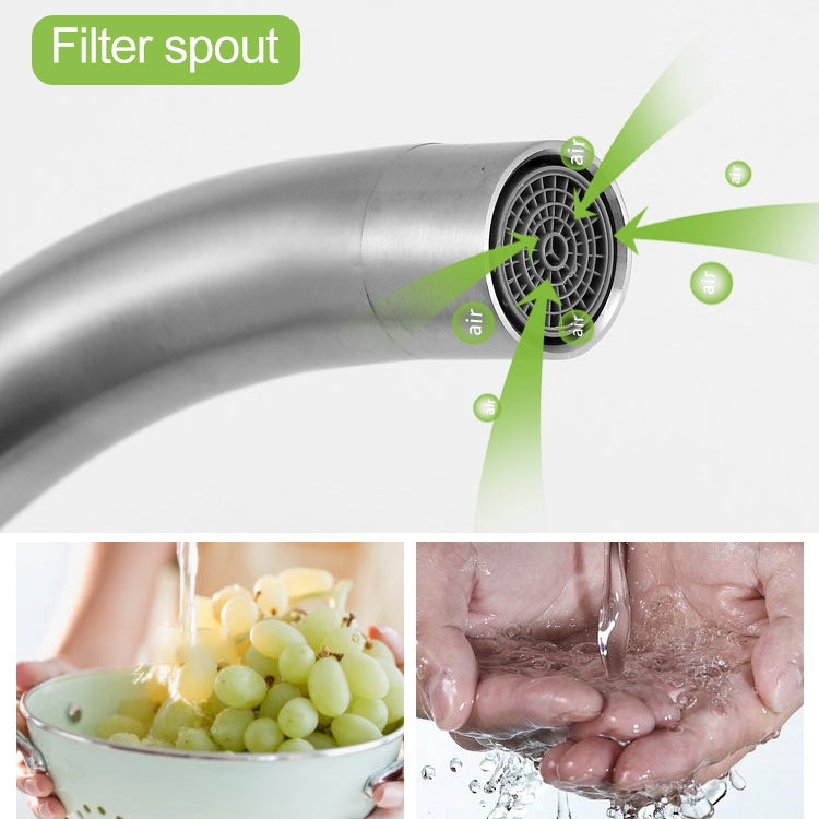 304 Stainless Steel Rotatable Faucet Sinks Cold And Hot Water Tap