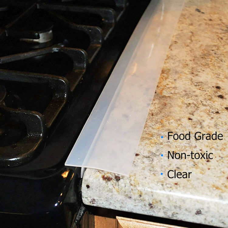 Gas Stove Slit Strip Antifouling Dustproof Waterproof Kitchen Sealing Strip, 21 inches