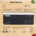 Logitech K780 Multi-device Bluetooth + Unifying Dual Mode Wireless Keyboard with Stand — view 8