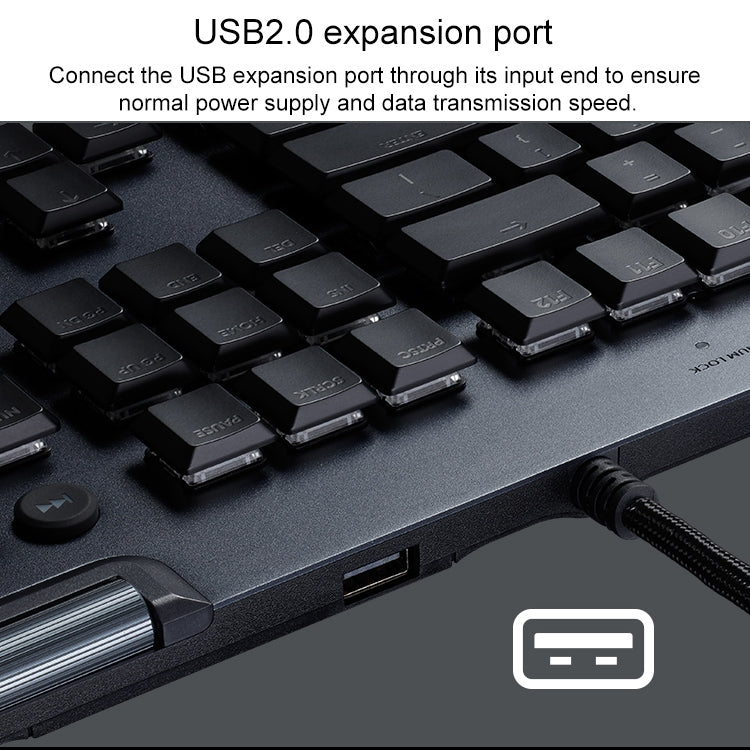 Logitech G813 RGB Mechanical Wired Gaming Keyboard (GL-Linear), Length: 1.8m