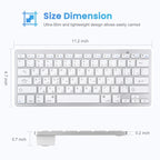 WB-8022 Ultra-thin Wireless Bluetooth Keyboard, Arabic Keys — view 7