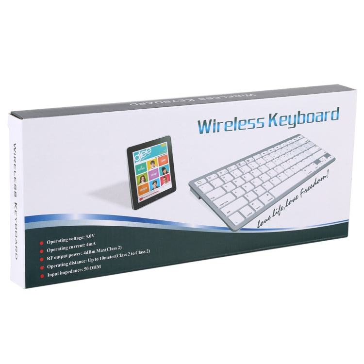 WB-8022 Ultra-thin Wireless Bluetooth Keyboard, German Keys — view 6