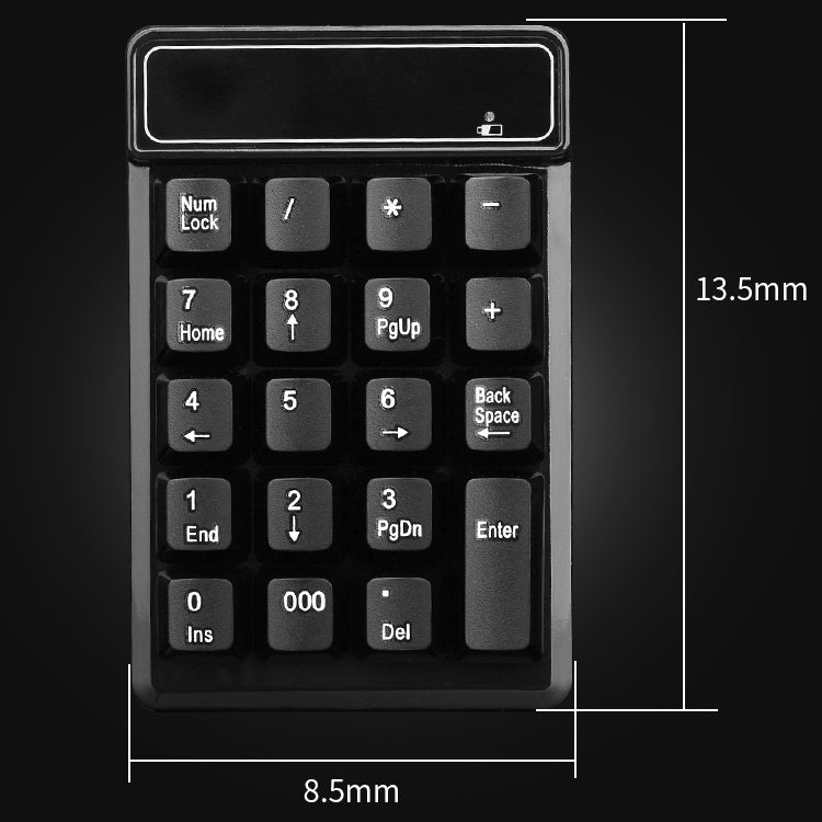 MC Saite 525RF 19 Keys Wireless 2.4G Numeric Keyboard — view 2