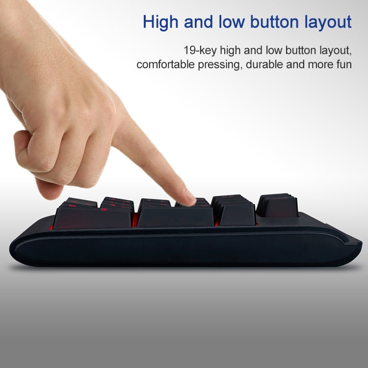 MC Saite 529 19 Keys Wired Three-color Backlight Numeric Keyboard — view 7