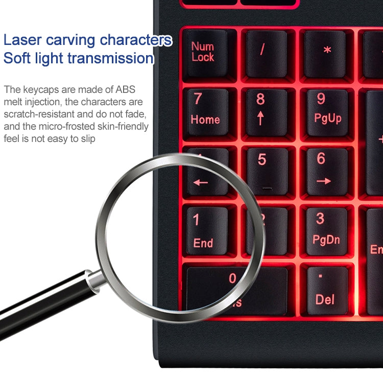 MC Saite 529 19 Keys Wired Three-color Backlight Numeric Keyboard — view 8