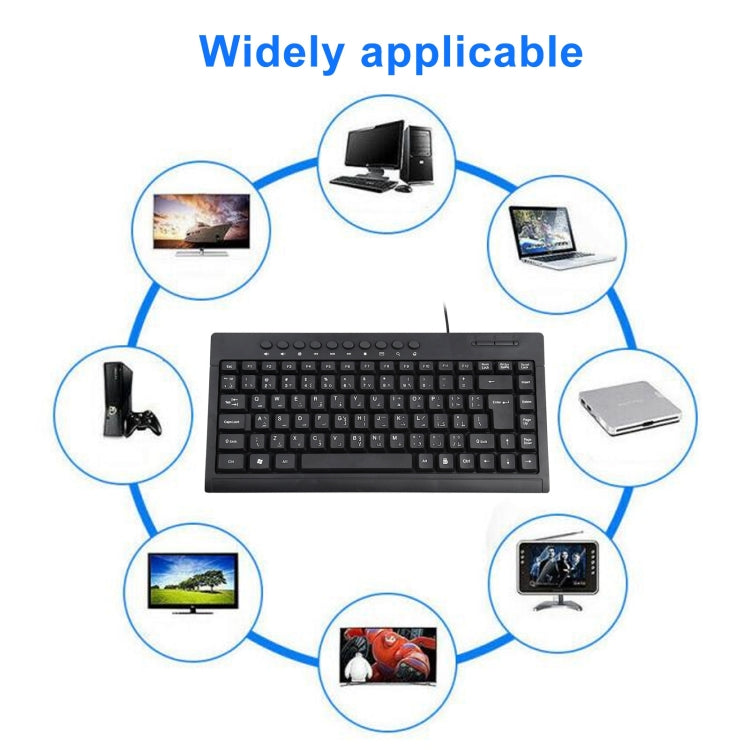 KB-301A Multimedia Notebook Mini Wired Keyboard, Arabic Version — view 8