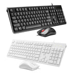 ZGB S500 Square Keycap Wired Keyboard + Mouse Set