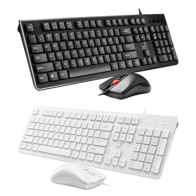 ZGB S500 Square Keycap Wired Keyboard + Mouse Set