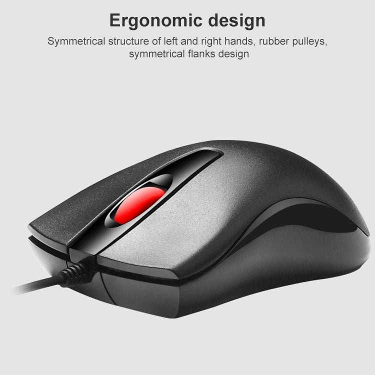 ZGB S500 Square Keycap Wired Keyboard + Mouse Set