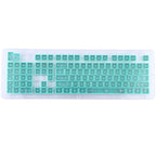 104 Keys Double Shot PBT Backlit Keycaps for Mechanical Keyboard — Red