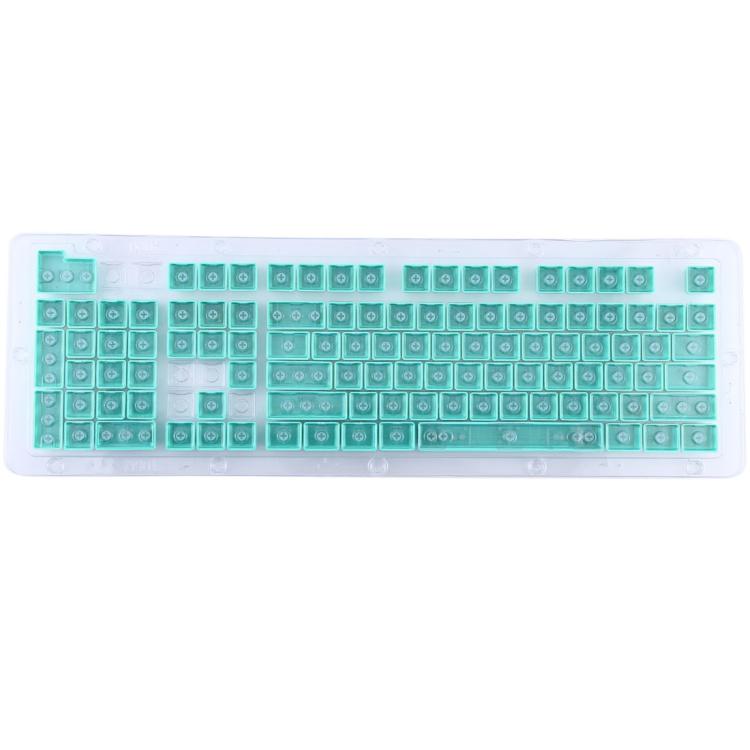 104 Keys Double Shot PBT Backlit Keycaps for Mechanical Keyboard — Red