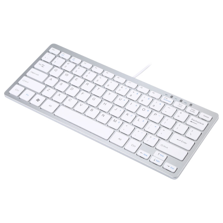 450 78 Keys Ultra-thin USB Wired Keyboard