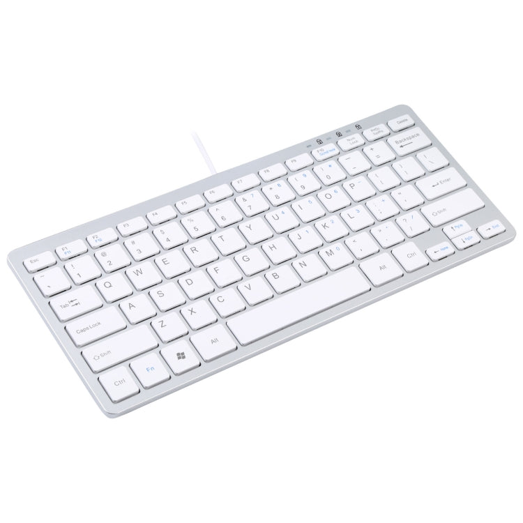 450 78 Keys Ultra-thin USB Wired Keyboard