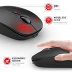 MKESPN 859 2.4G Charging Version Wireless Mouse — view 3