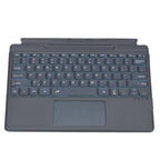 Tablet Colorful Backlight Bluetooth Keyboard Leather Case with Pen Slot, For Microsoft Surface Pro 8 — For Microsoft Surface Pro 8