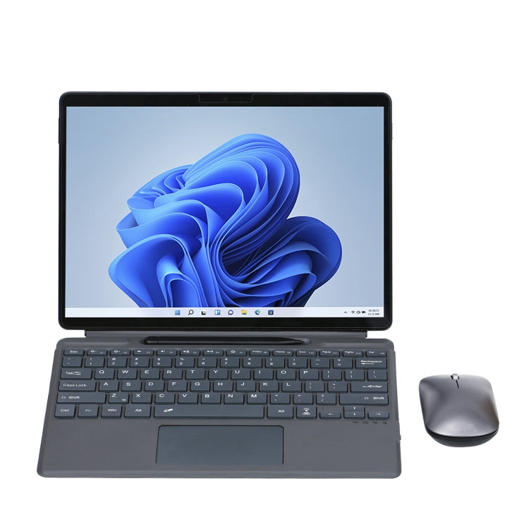 Tablet Colorful Backlight Bluetooth Keyboard Leather Case with Pen Slot, For Microsoft Surface Pro 8 — view 4