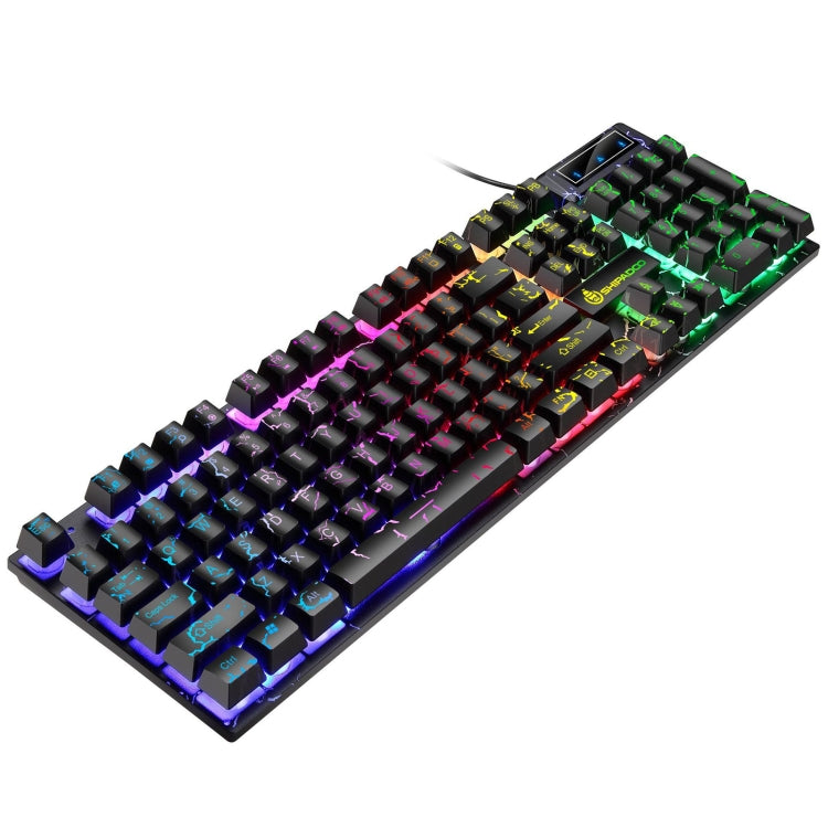 D500 Crack Game Backlight Keyboard Mouse Set