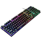 D500 Crack Game Backlight Keyboard Mouse Set