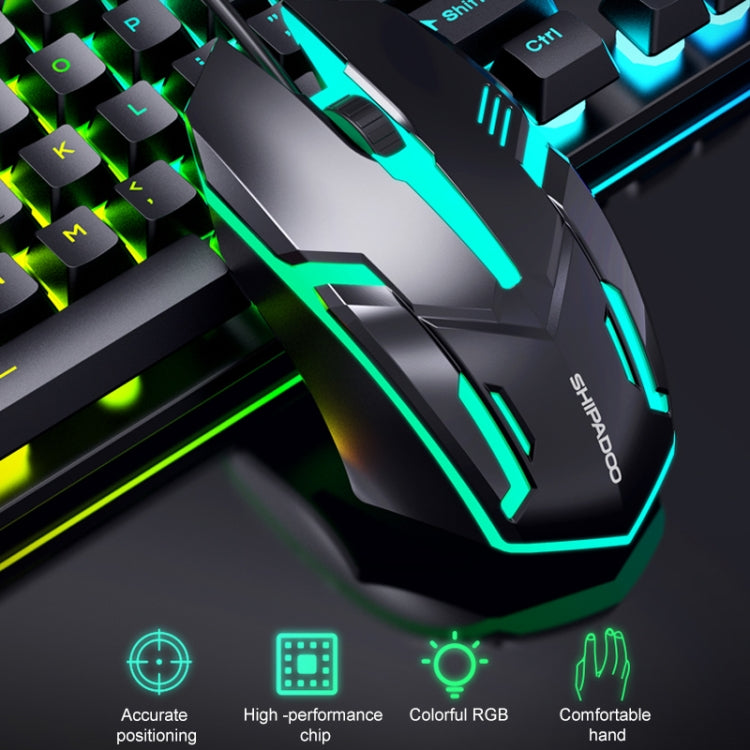D500 RGB Brilliant Backlight Word ThroughKeyboard and Mouse Set — view 7