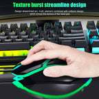 D500 RGB Brilliant Backlight Word ThroughKeyboard and Mouse Set — view 8