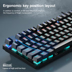 AULA S2022 USB Wired Mechanical Keyboard