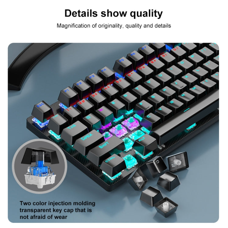 AULA S2022 USB Wired Mechanical Keyboard