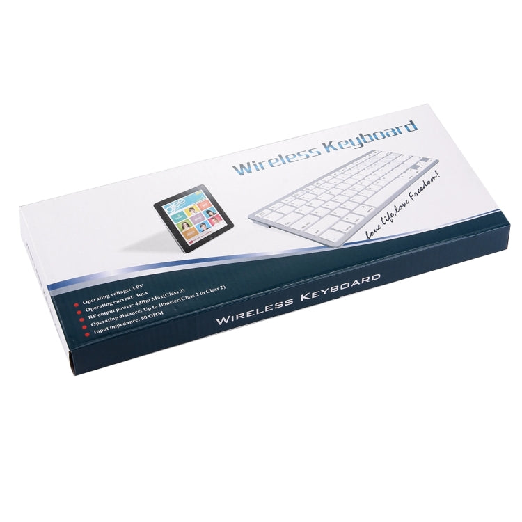 BK-3001 Bluetooth Wireless 78 Keys Ultrathin Keyboard for Windows / iPad / iPhone