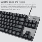 Logitech K835 Mini Mechanical Wired Keyboard, Green Shaft