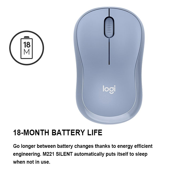 Logitech M221 Fashion Silent Wireless Mouse