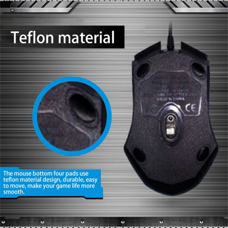 Chasing Leopard 129 USB Universal Wired Optical Gaming Mouse with Counter Weight, Length: 1.3m — view 11