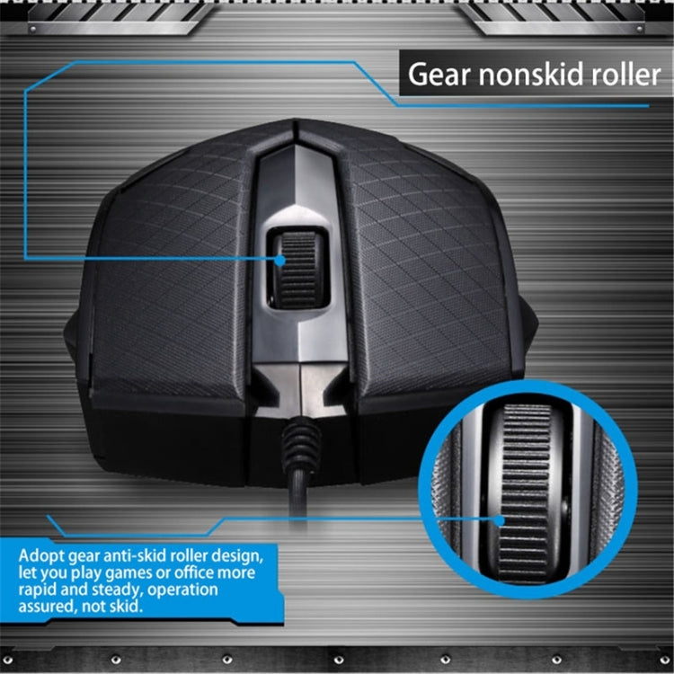 Chasing Leopard 129 USB Universal Wired Optical Gaming Mouse with Counter Weight, Length: 1.3m — view 9